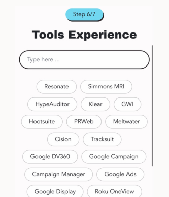 tools experience
